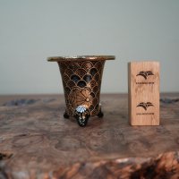 加茂黒 / 万年青鉢 /（3.0号）A-169