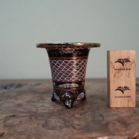 加茂黒 / 万年青鉢 /（3.0号）A-162