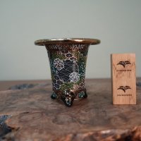 加茂黒 / 万年青鉢 /（3.5号）A-152