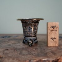 加茂黒 / 万年青鉢 /（3.0号）A-156