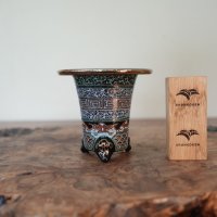 加茂黒 / 万年青鉢 /（3.0号）A-151