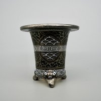 加茂黒 / 万年青鉢 /（3.3号）/ 52