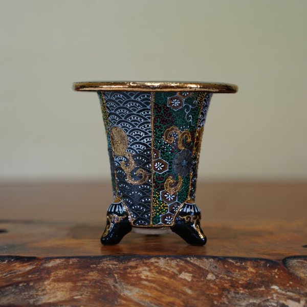 画像2: 加茂黒 / 万年青鉢 /（3.0号）A-174