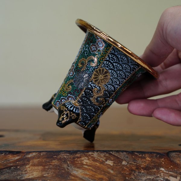 画像4: 加茂黒 / 万年青鉢 /（3.0号）A-174