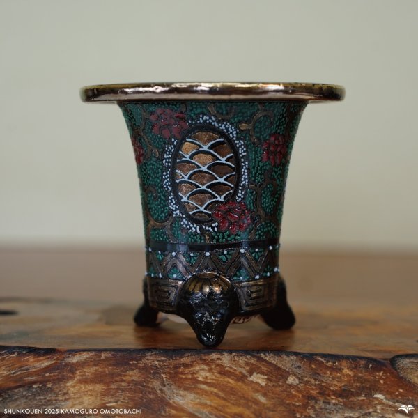 画像1: 加茂黒 / 万年青鉢 /（3.3号）/ 53