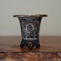 加茂黒 / 万年青鉢 /（3.0号）A-156