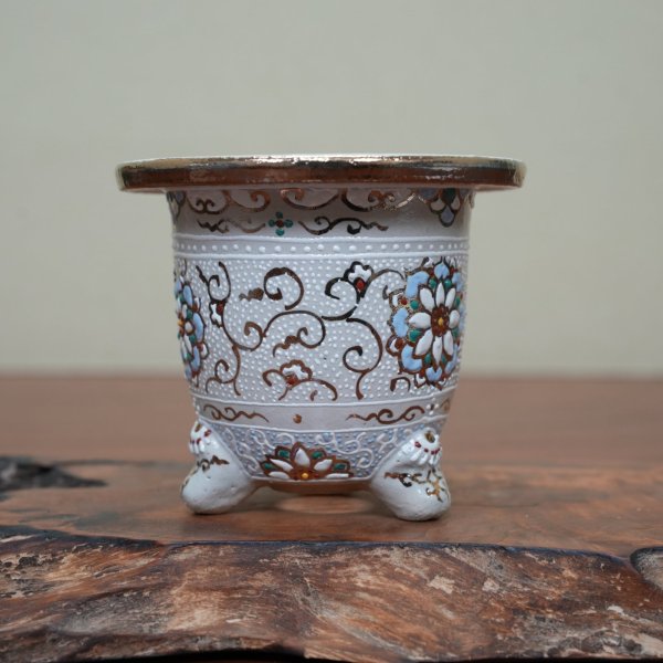 画像2: 万年青鉢 / ワイドサイズ / （10cm × 11.5cm）/ 198