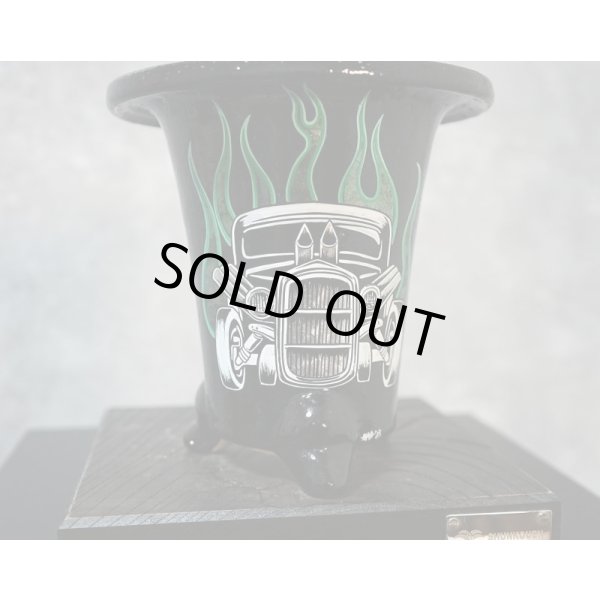 画像3: 26.-PINSTRIPE-万年青鉢 Type Hot Rod （5.5号） (3)