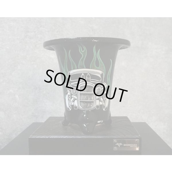 画像1: 26.-PINSTRIPE-万年青鉢 Type Hot Rod （5.5号） (1)