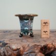 画像2: 加茂黒 / 万年青鉢 /（3.5号）A-155 (2)
