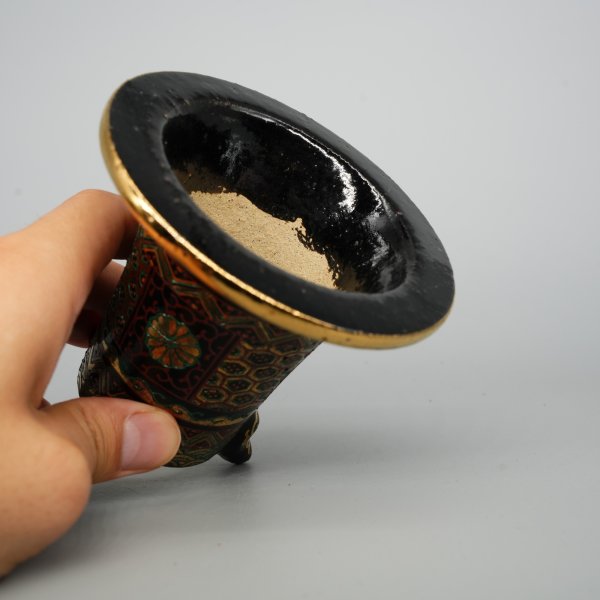 画像4: 加茂黒 / 万年青鉢 /（3.3号）/ 43 (4)