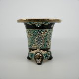 画像: 加茂黒 / 万年青鉢 /（3.3号）/ 51