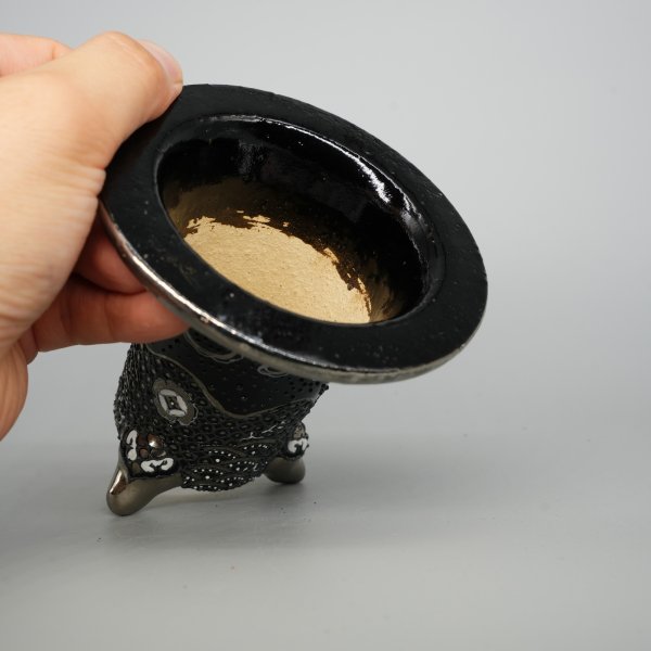 画像4: 加茂黒 / 万年青鉢 /（3.3号）/ 59 (4)