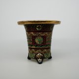 画像: 加茂黒 / 万年青鉢 /（3.0号）/ 38